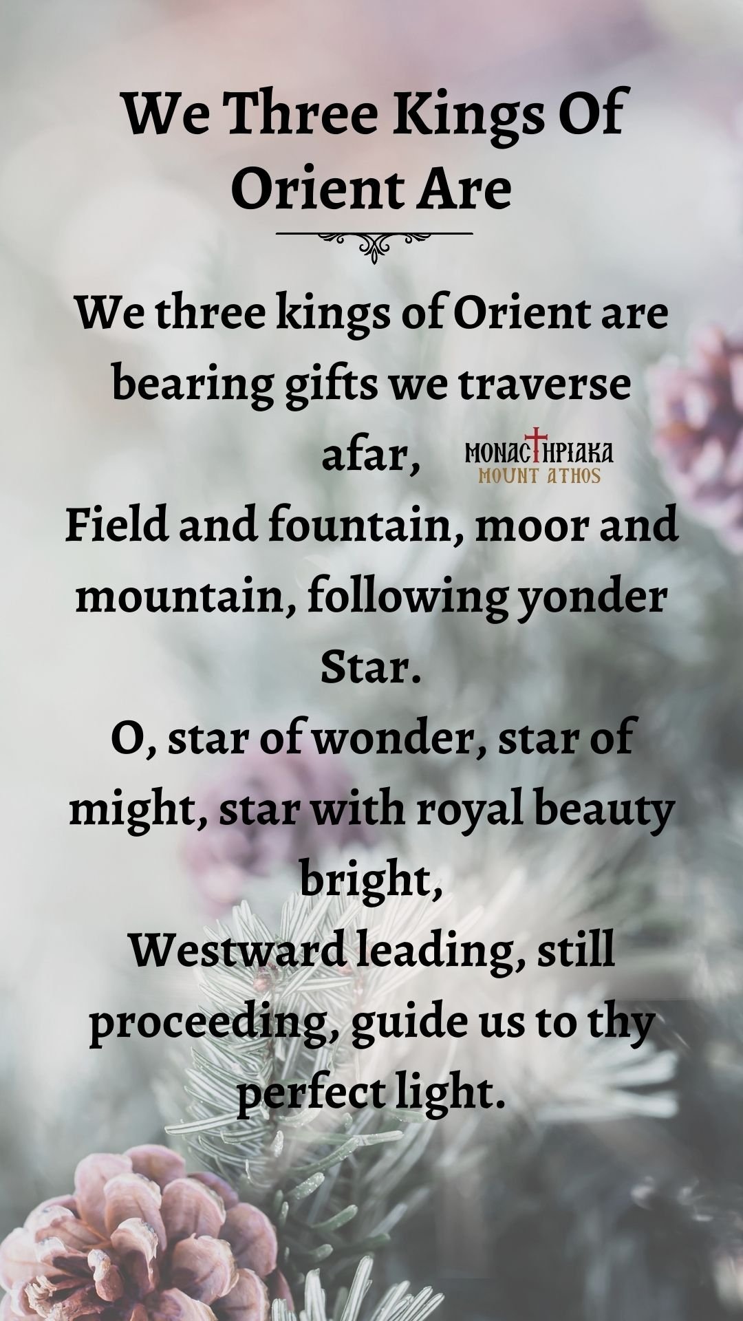 We Three Kings Of Orient Are